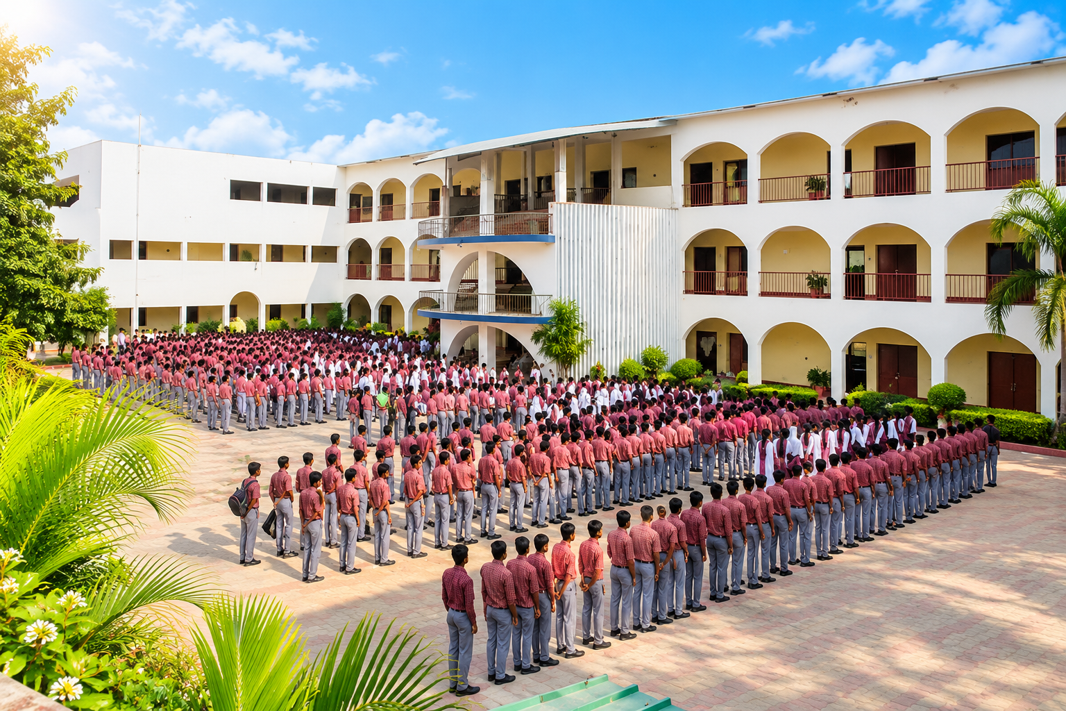 Graduating students celebrating their achievement