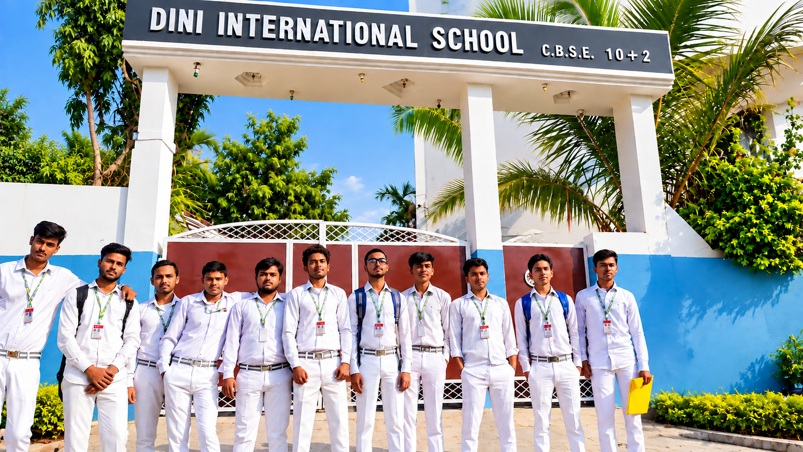 Senior Students at Main Gate